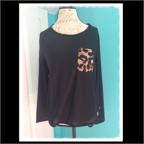 NWOT Hi Lo Cheetah Print Shirt - Picture 2 of 4